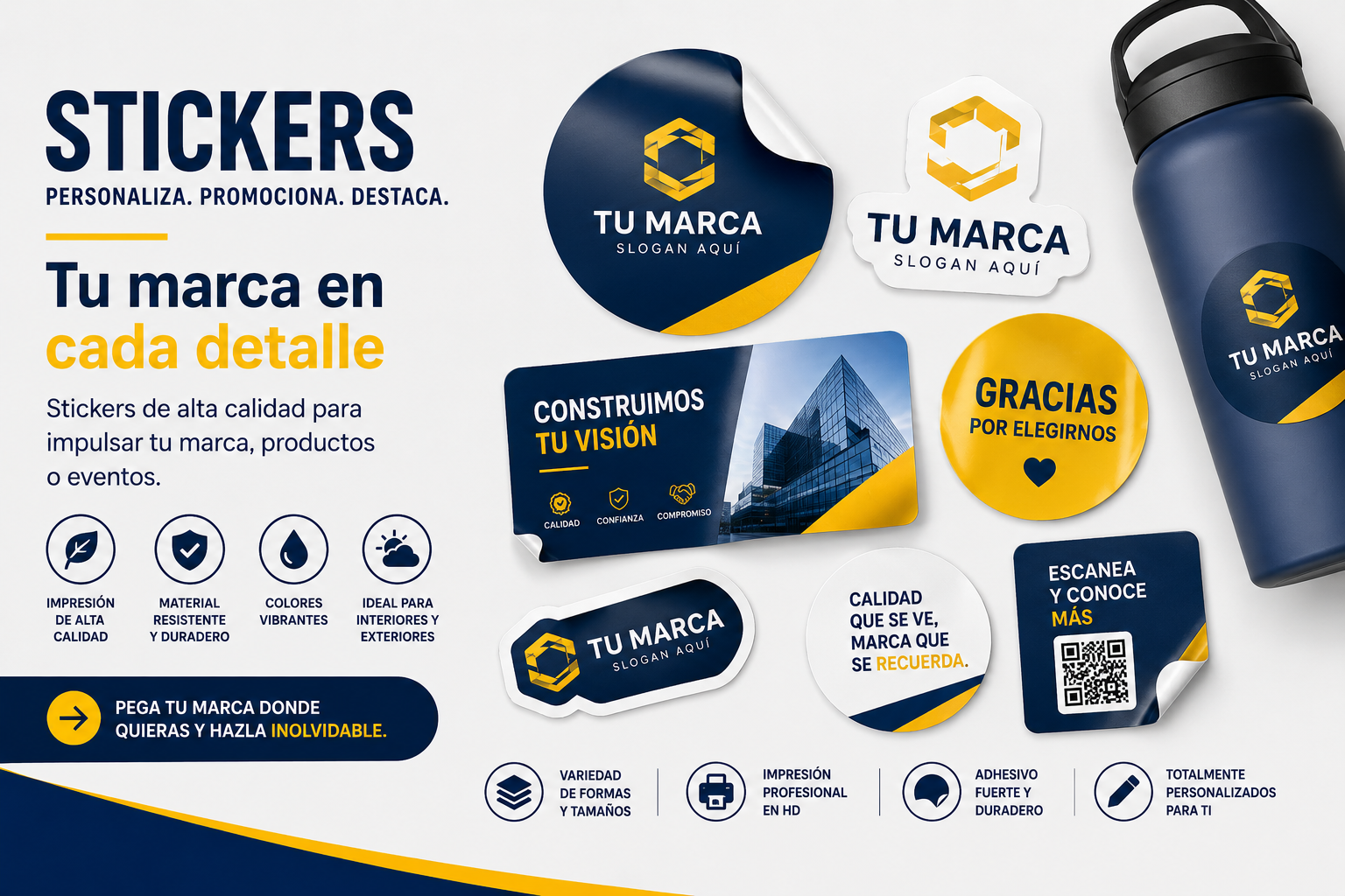 Stickers y etiquetas personalizadas - Print Team